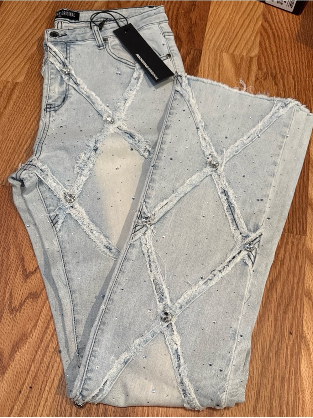 Rockstar Original Keericka Light Blue Distressed Women's Jeans